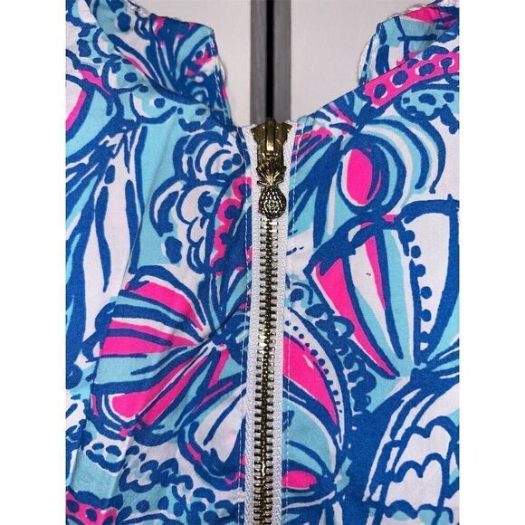 Lilly Pulitzer for Target Women's Shift Dress Size 10 Fan Print Sleevele… - Picture 7 of 10